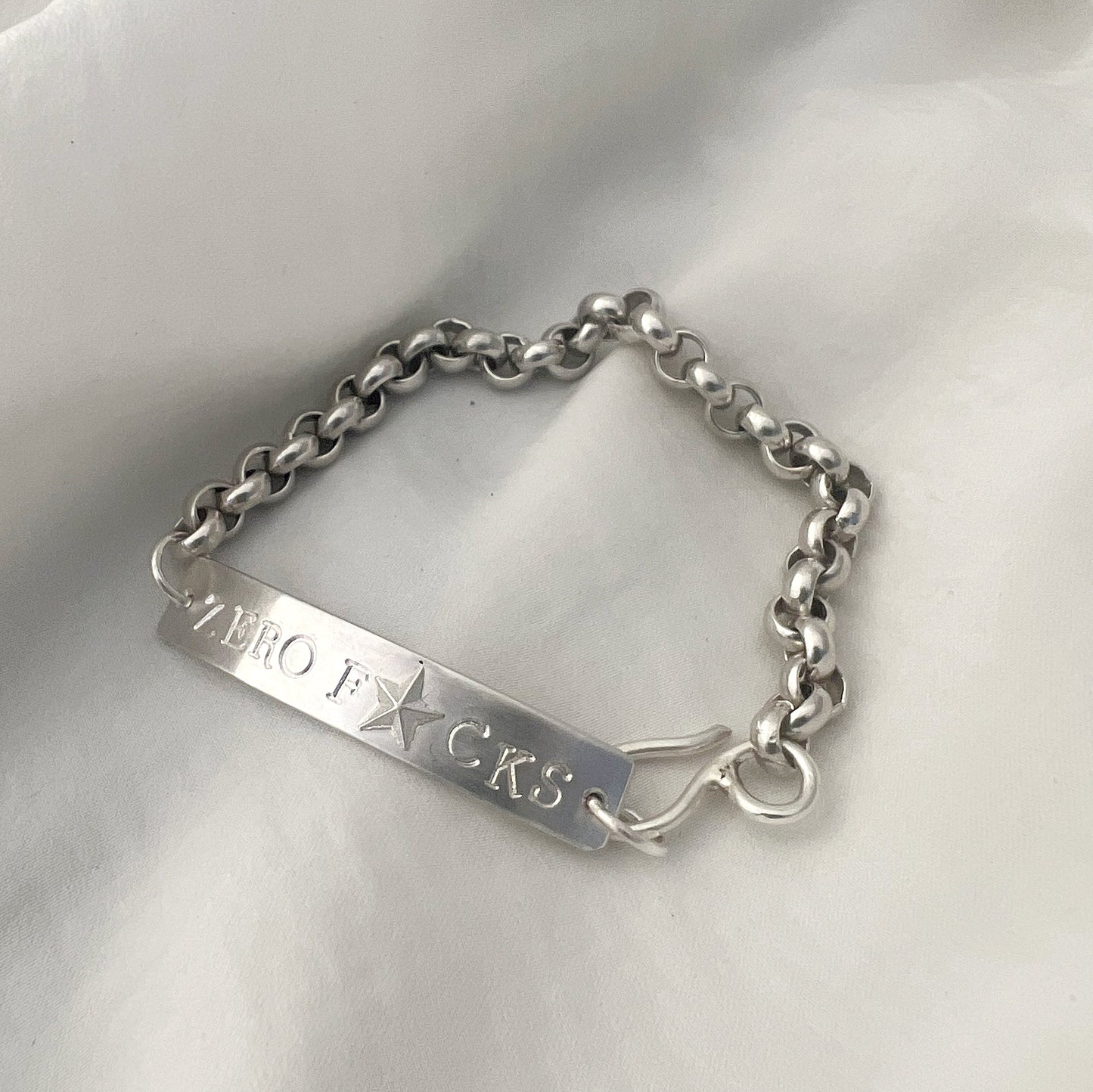 Zero F*cks Bracelet Silver [Exclusives Sale]