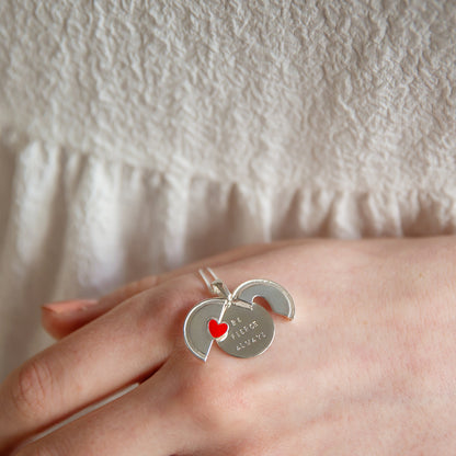 Peekaboo Enamel Lucky Charm Lockets